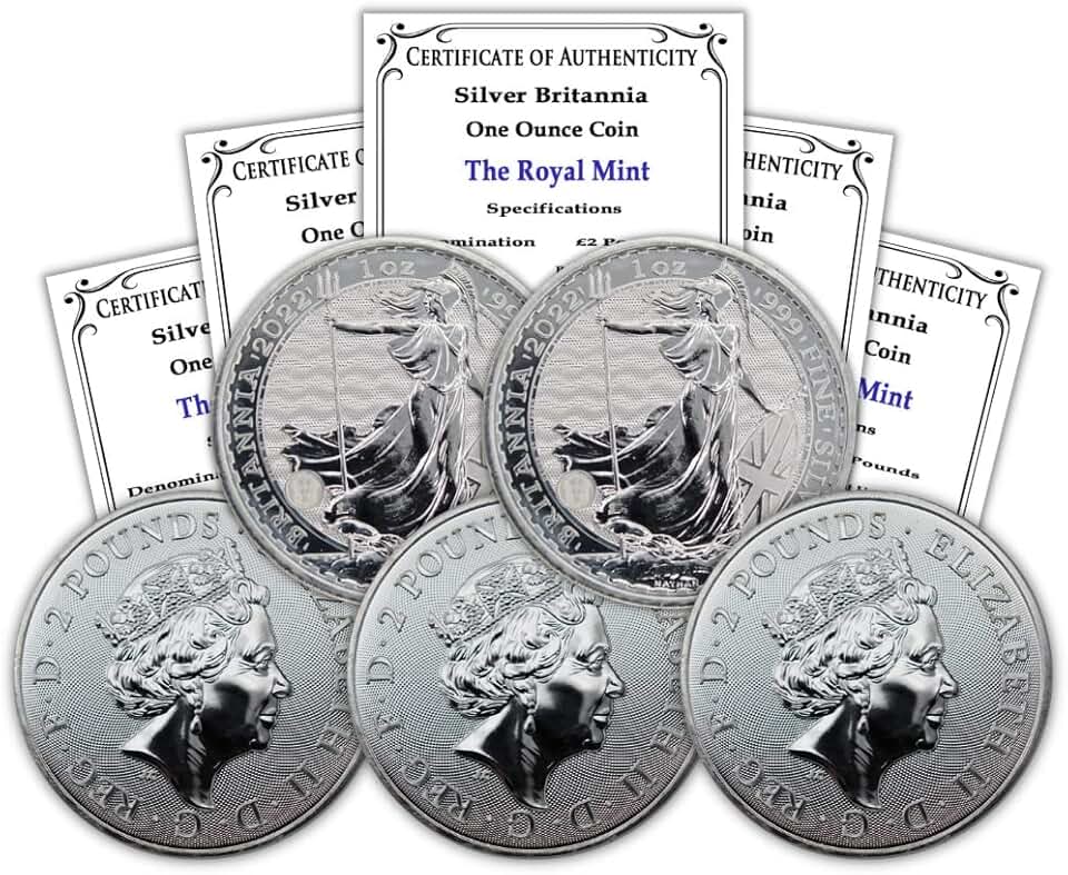 1 oz Silver Britannia Coins