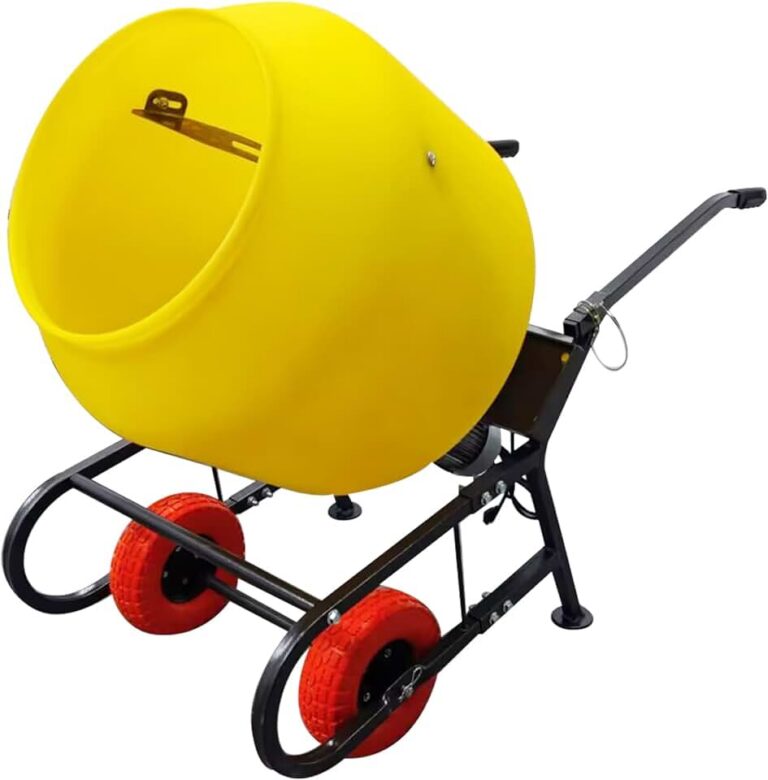 170L Hand Push Cement Mixer Review: Is This 110V Polythene Drum Mixer Right for Your DIY Projects?