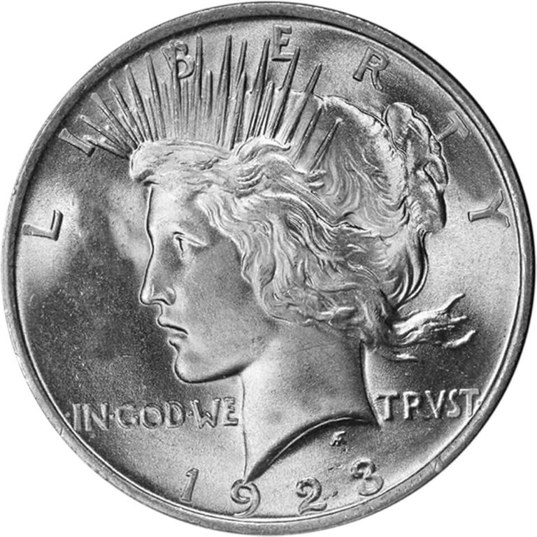 1923 P Silver Peace Dollar