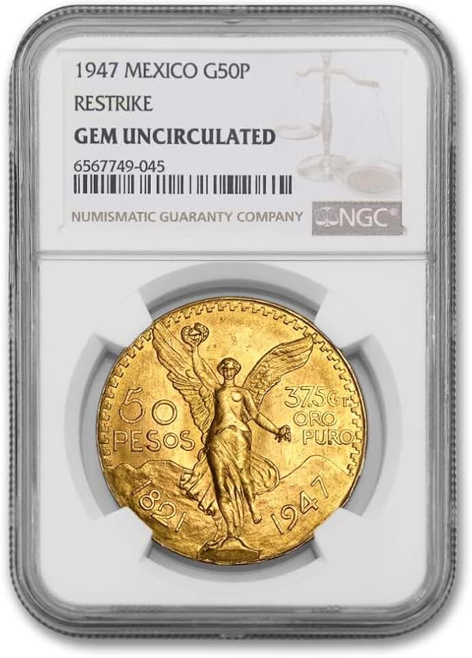 1947 Mexican Gold Peso