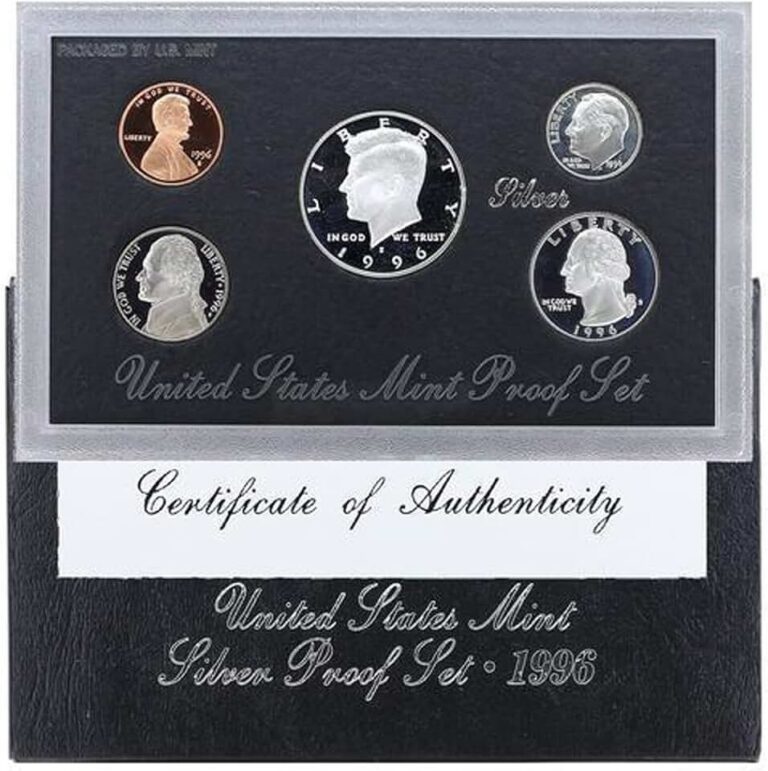 1996 S Silver Proof Set