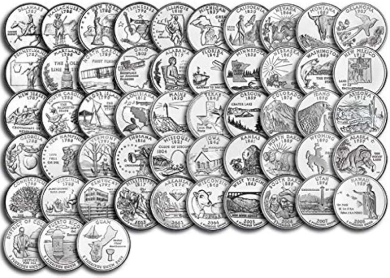 1999 D State Quarter Set
