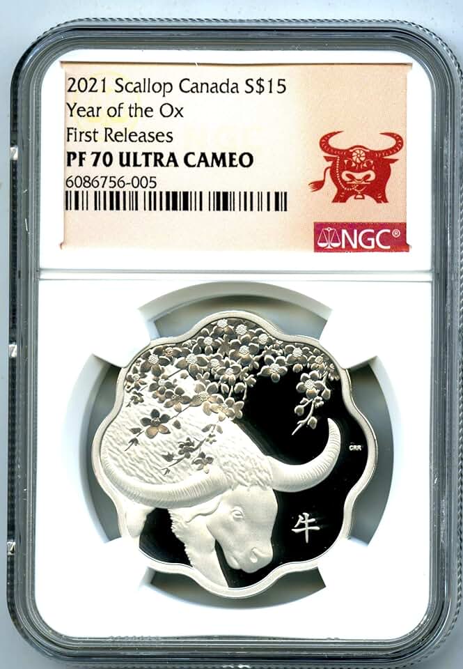 2021 Silver Scallop Ox Coin