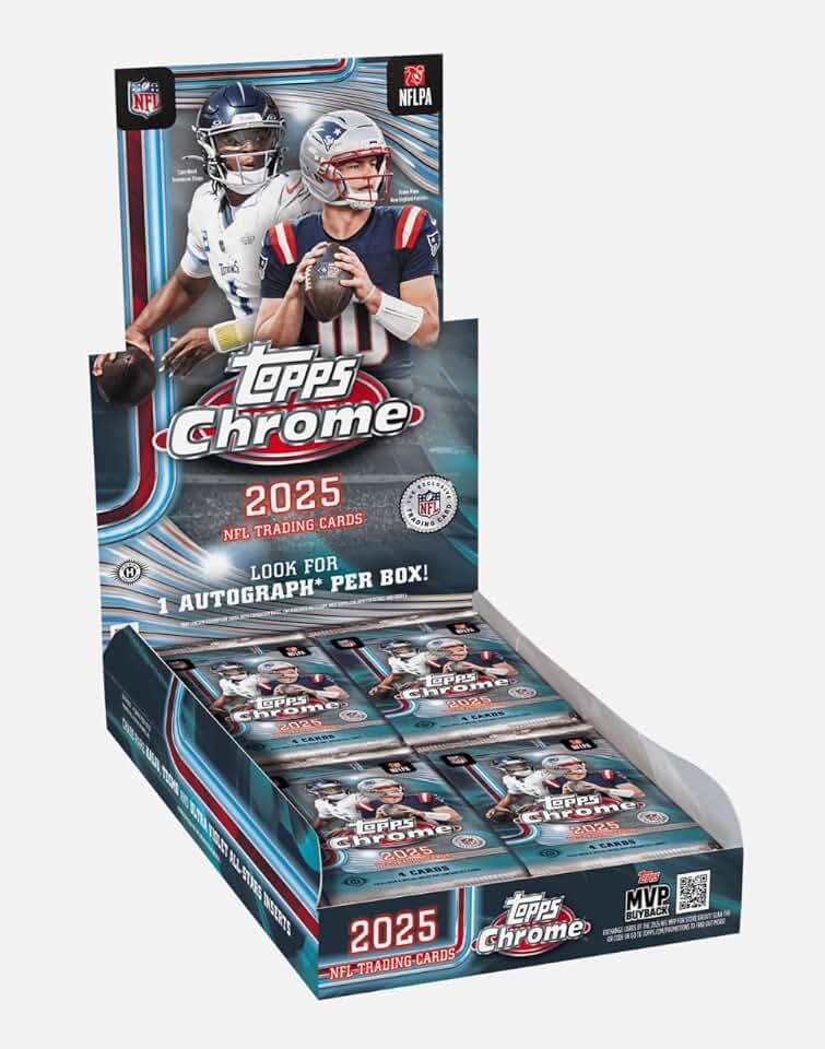 2025 Topps Chrome Football Box