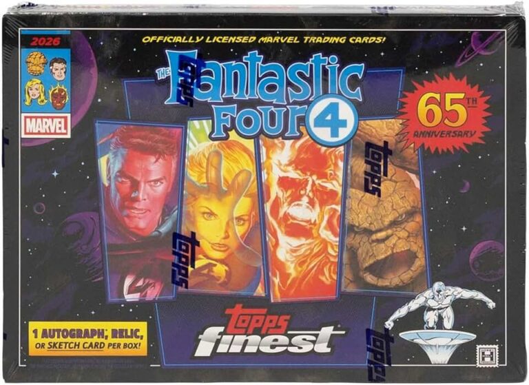 2026 Topps Finest Fantastic Four Hobby Box