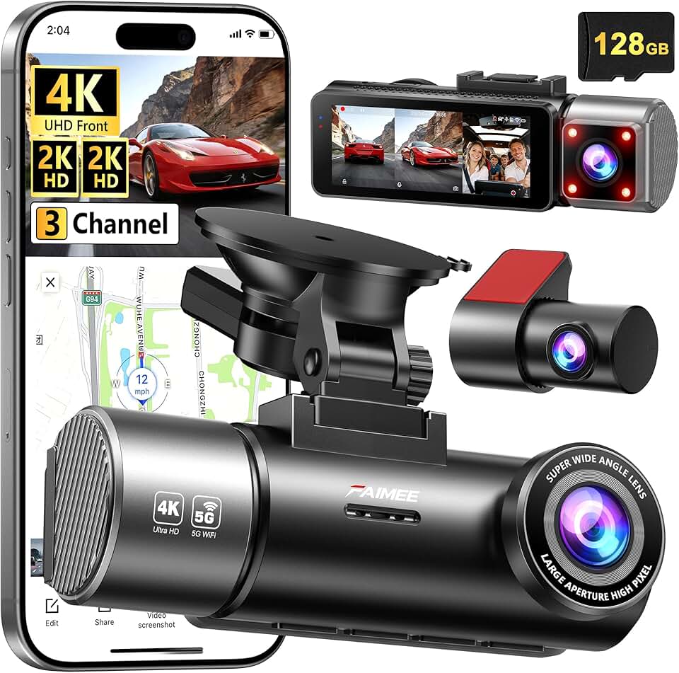3 Channel Dash Cam