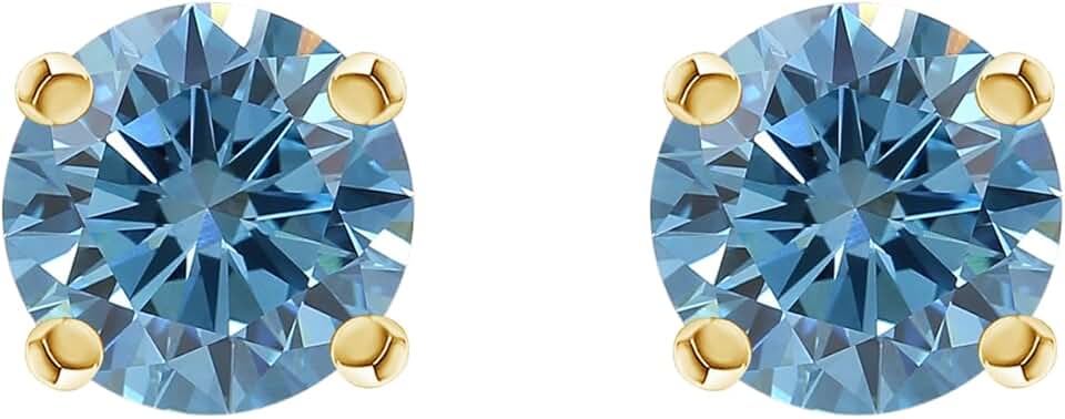 4 Prong Diamond Studs