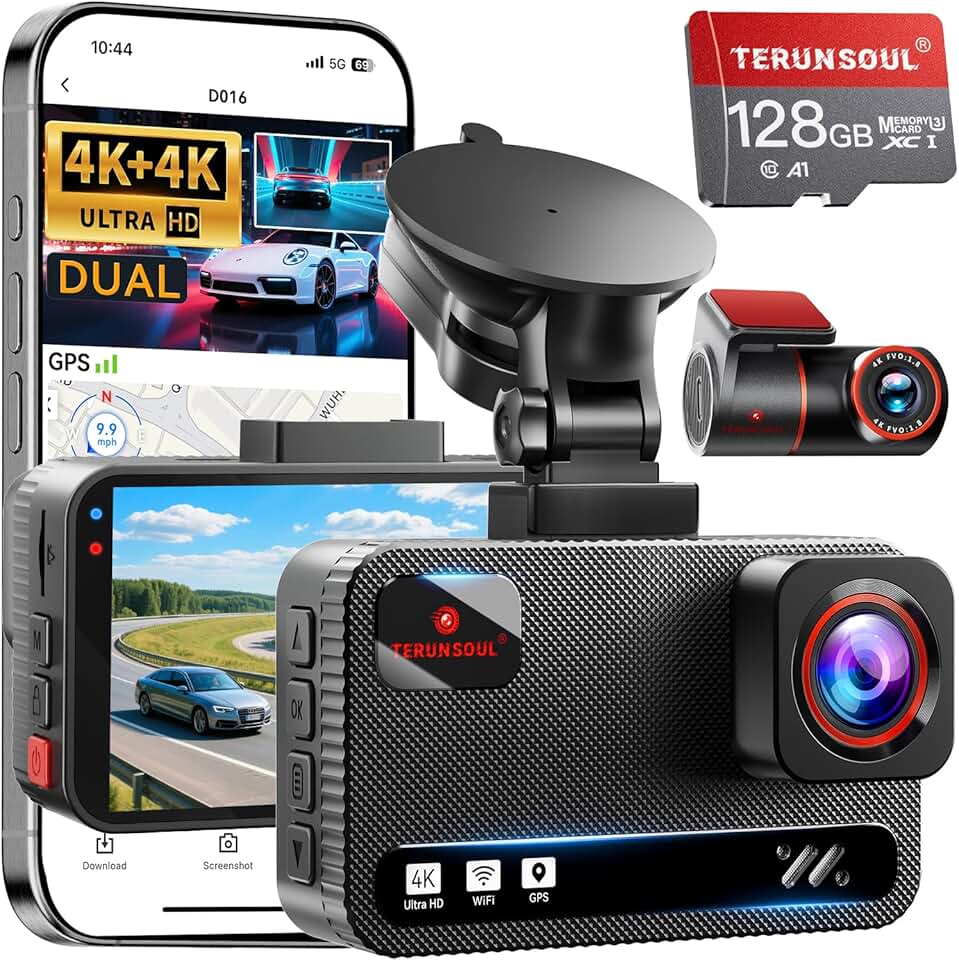 4K+4K Dash Cam