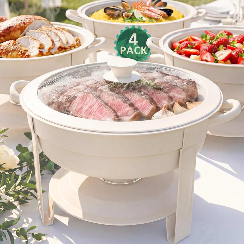 6QT Round Chafing Dish