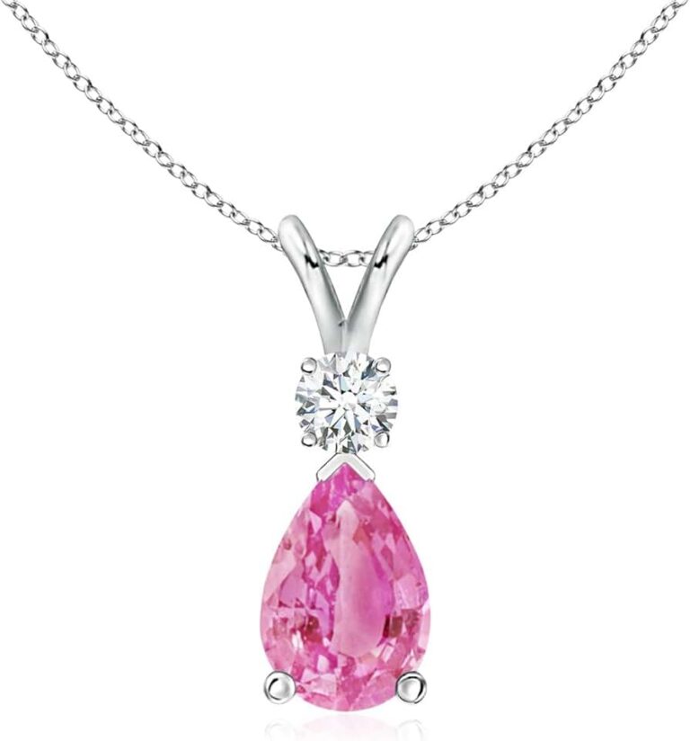 Angara Pink Sapphire Pendant