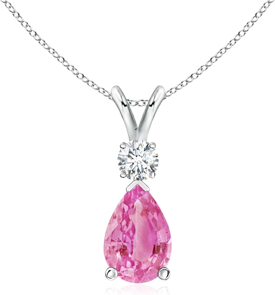 Angara Pink Sapphire Pendant