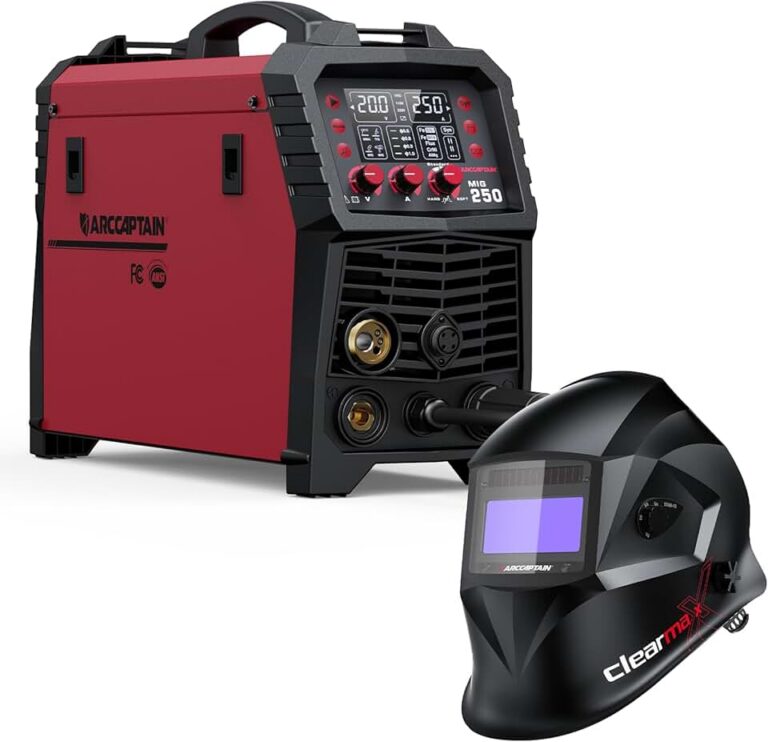 ARCCAPTAIN 250A 6-in-1 MIG Welder Review: Dual Voltage Powerhouse for Home & Shop