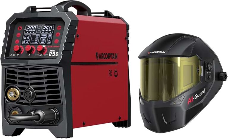 ARCCAPTAIN 250A MIG Welder & Auto-Shade Helmet Review: Is This Welding Bundle Right for Your Workshop?