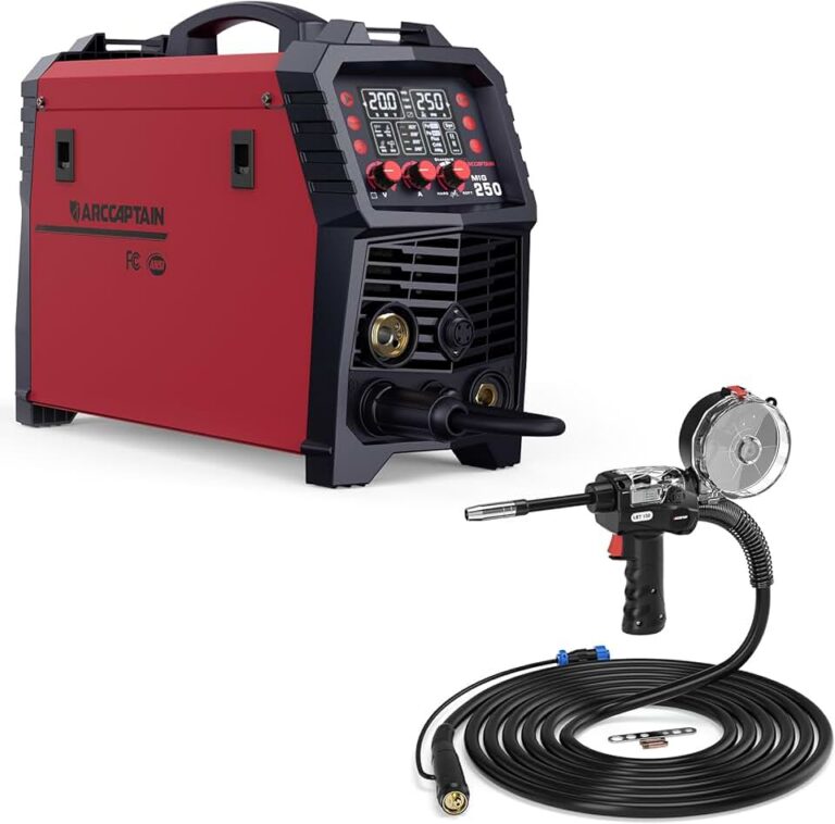 ARCCAPTAIN MIG250 with Spool Gun Review: Your Next Aluminum Welding Powerhouse?