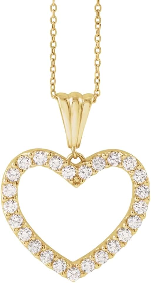 Auriga Diamond Heart Necklace