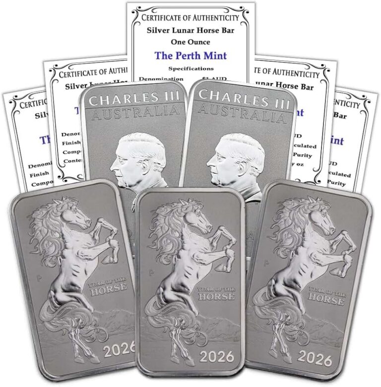 Australian Silver Horse Bars