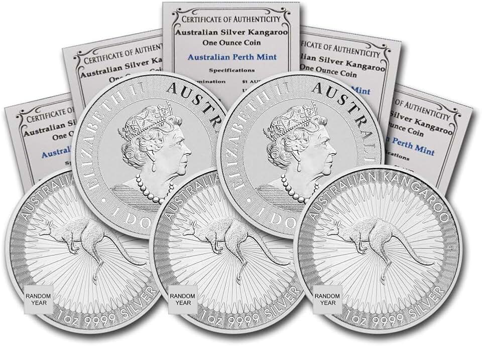 Australian Silver Kangaroo Coin