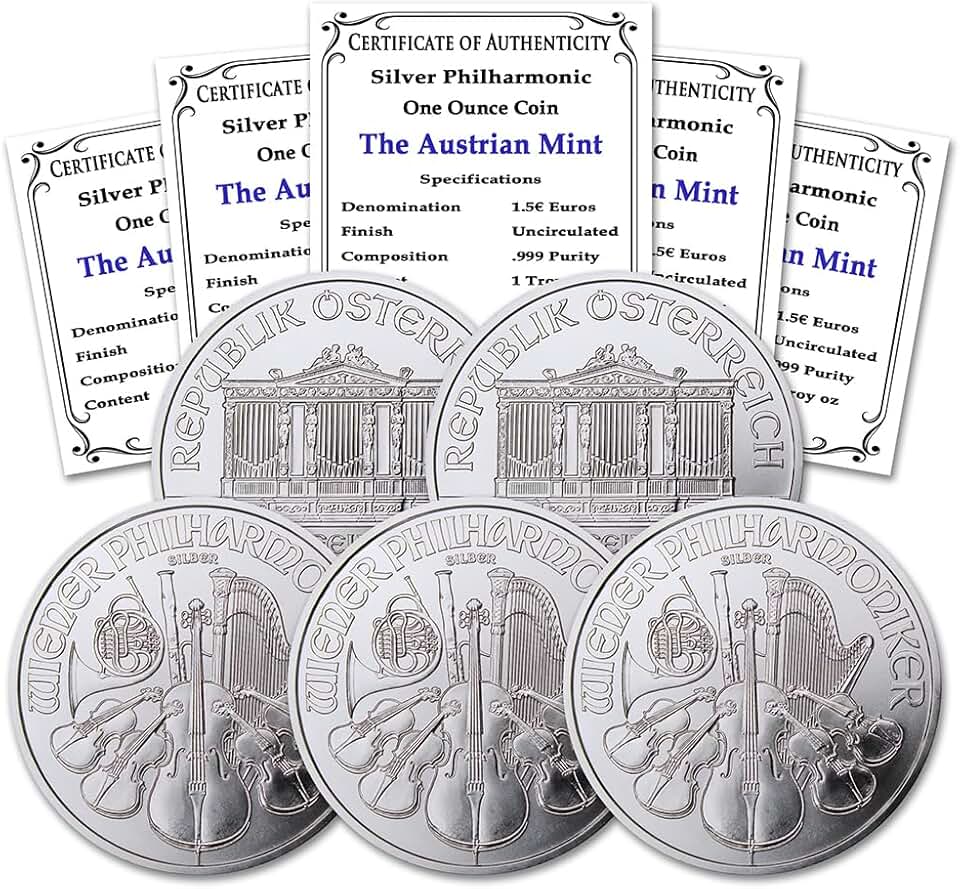 Austria Silver Philharmonic Coins