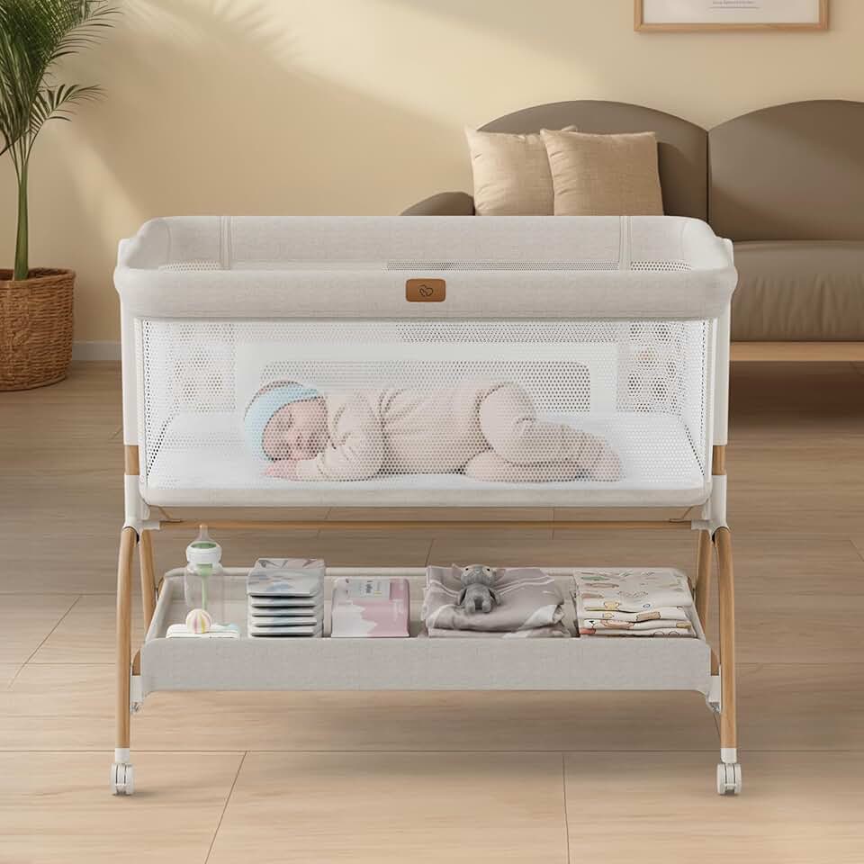 Baby Bassinet Bedside Crib