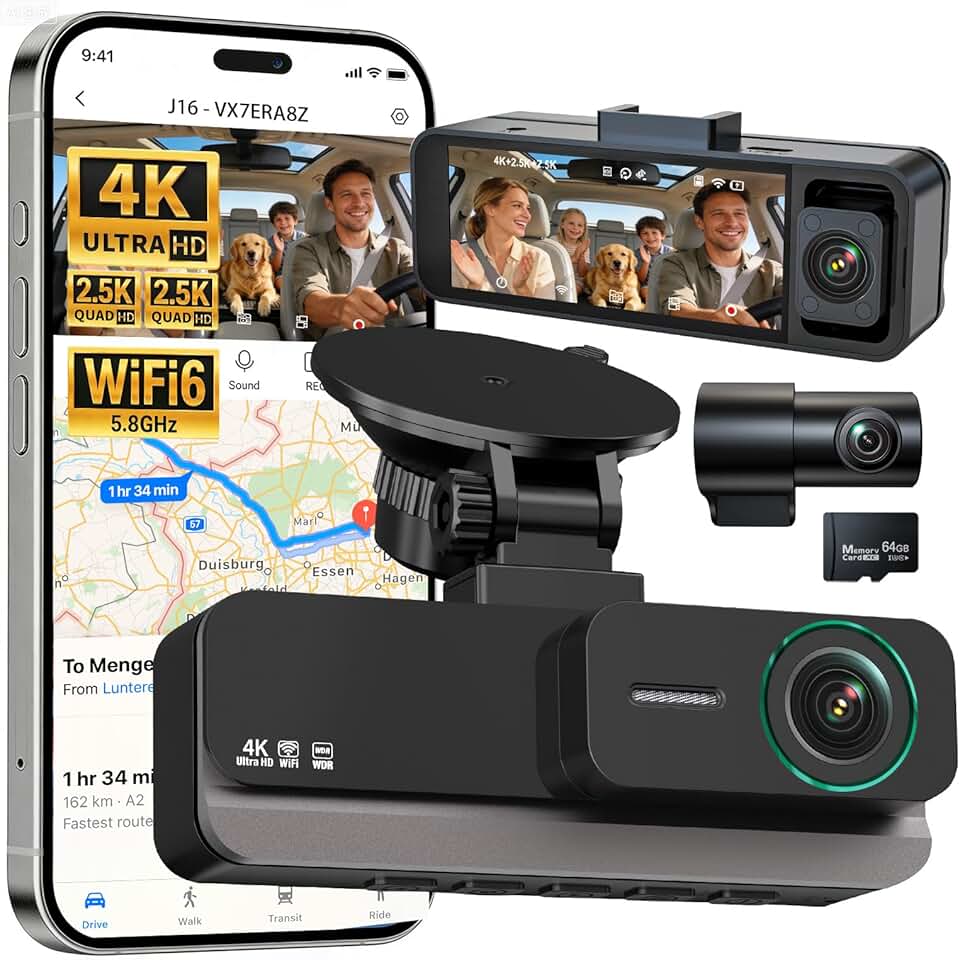 3 Channel Dash Cam