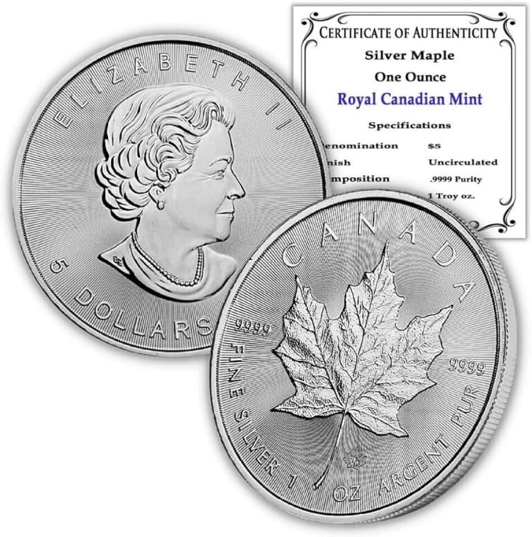 Canadian Silver Maple Leaf Coin