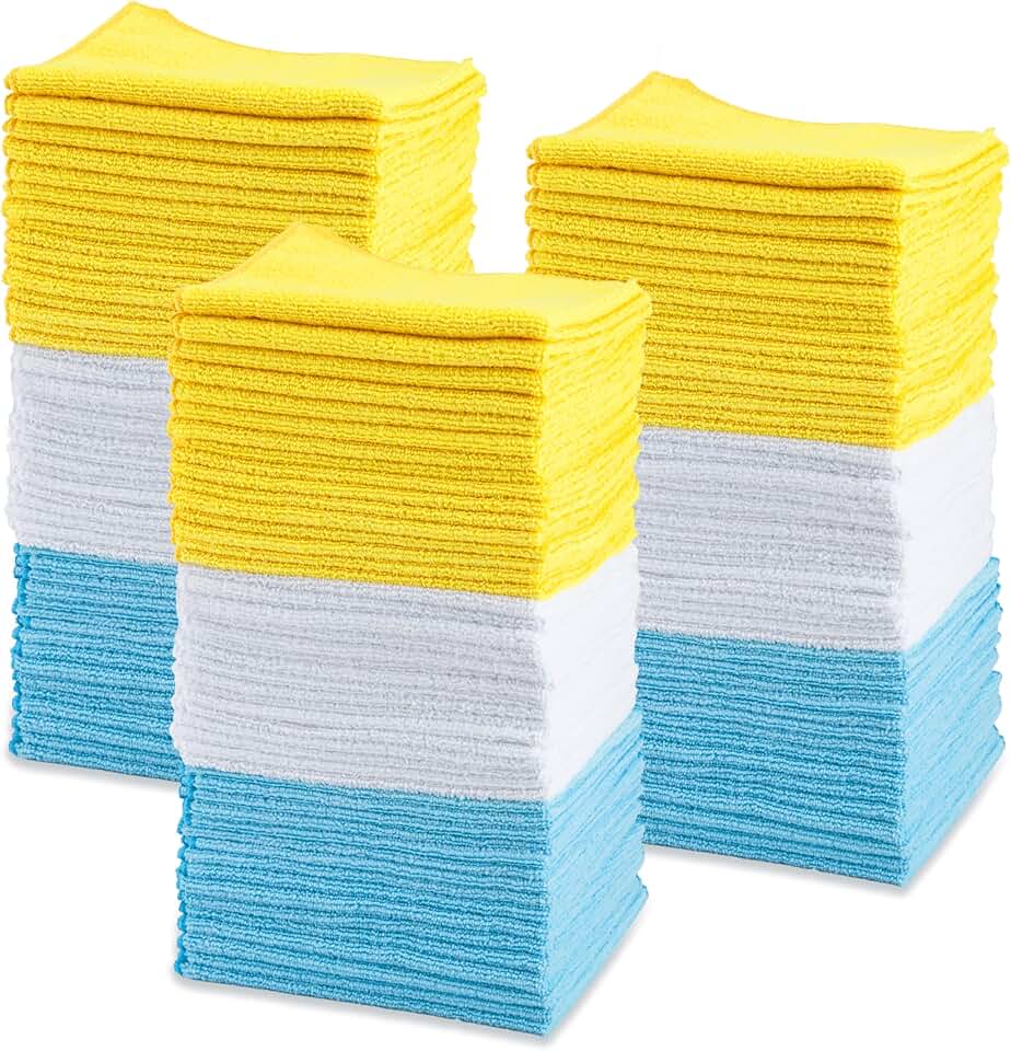 Amazon Basics Microfiber Cloths