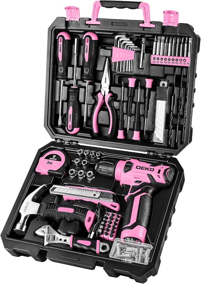 DEKOPRO Pink Drill Set