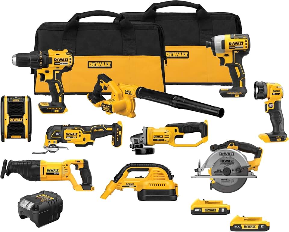 DEWALT 10-Tool Combo Kit