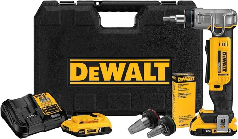 DEWALT 20V MAX PEX Expander Kit (DCE400D2) Review: Is It The Ultimate Plumbing Tool?