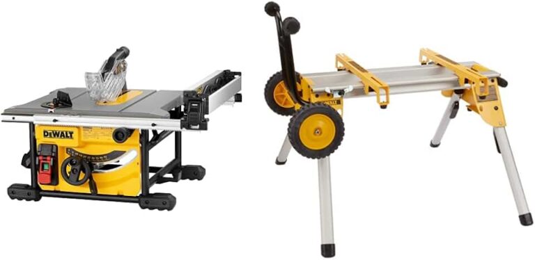 DEWALT DWE7485 8-1/4-Inch Compact Jobsite Table Saw with Rolling Stand Review: Your Mobile Workshop Powerhouse?