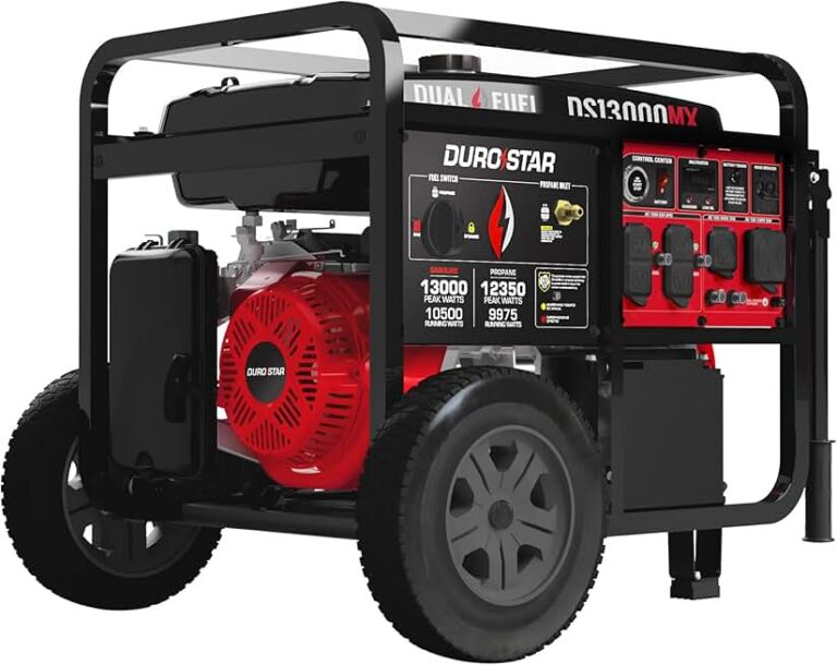 DuroStar DS13000MX Review: Is This 13,000-Watt Dual Fuel Generator Right for Your Home or RV?