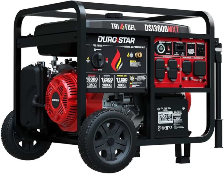 DuroStar DS13000MXT Tri-Fuel Generator Review: Power Your Home & RV with 13,000 Watts!