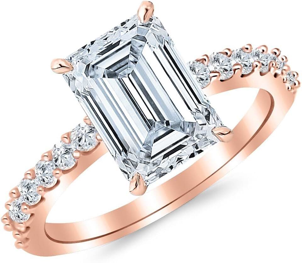 Emerald Cut Diamond Ring