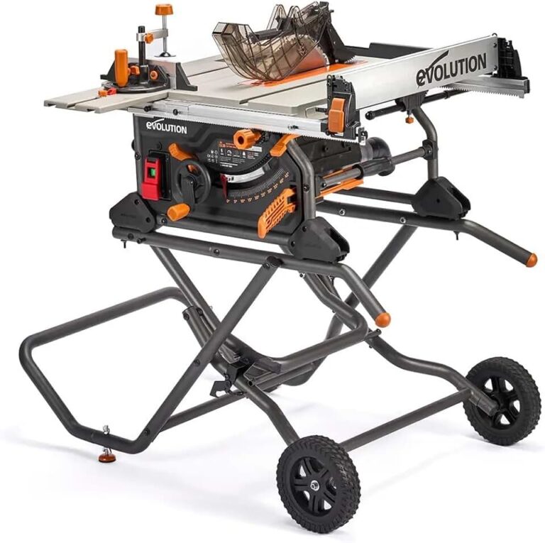 Evolution R10TBLX 10″ Jobsite Table Saw Review: Is This Multi-Material Beast Right For Your Shop?