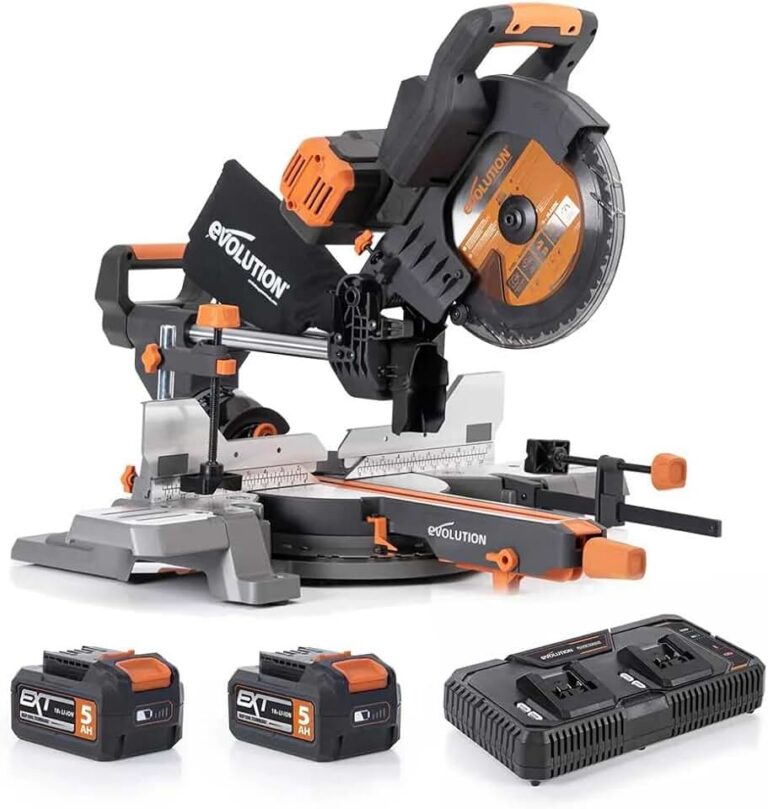 Evolution R255SMS-DB-Li Review: The Ultimate Cordless Dual Bevel Miter Saw for DIY & Pros?