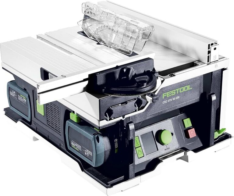 Festool Cordless Table Saw CSC SYS 50 EBI-Set Review: The Ultimate Portable Powerhouse for Woodworkers?