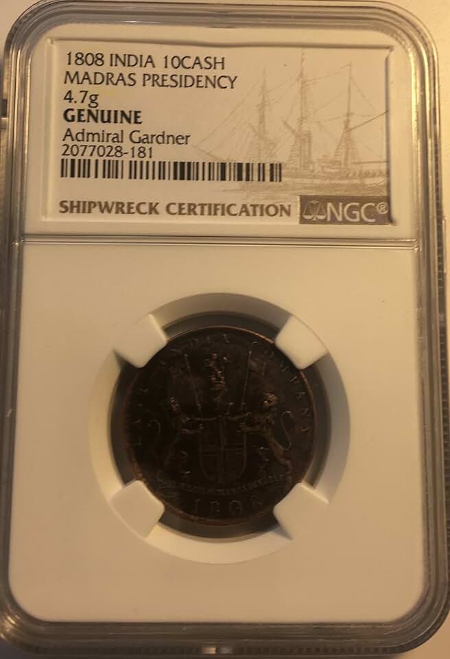 Admiral Gardner Shipwreck Coin