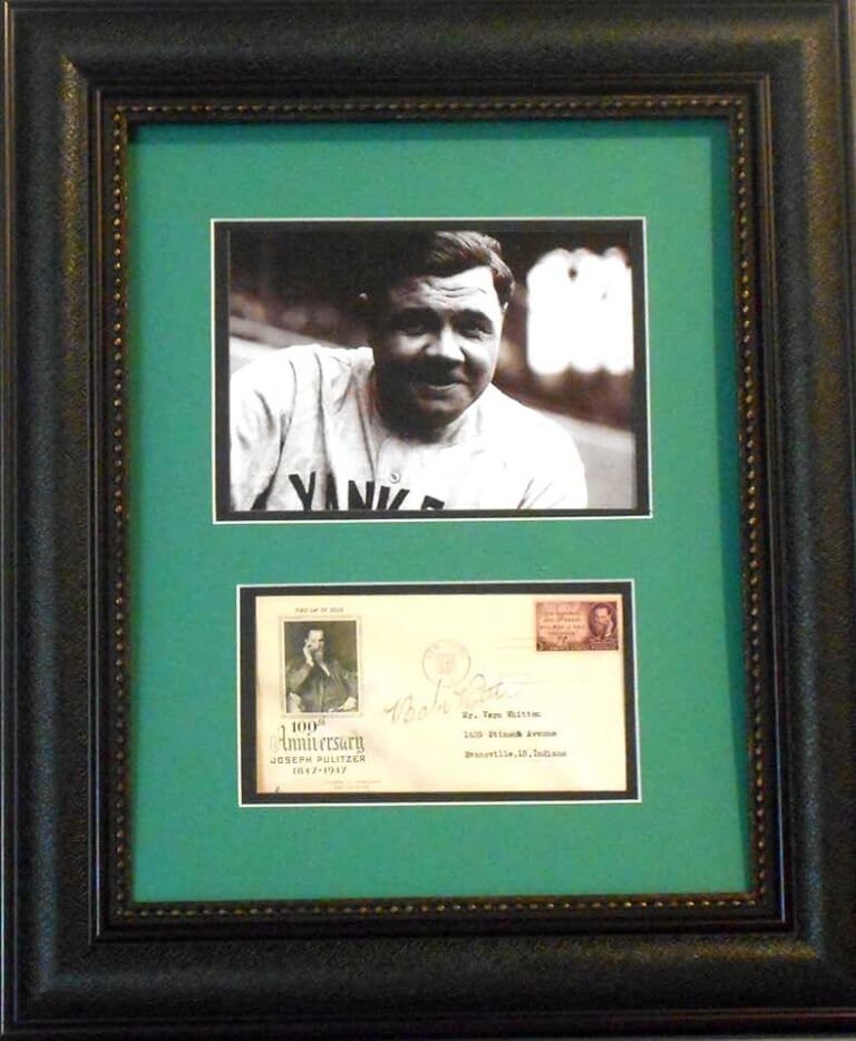 Babe Ruth autographed envelope