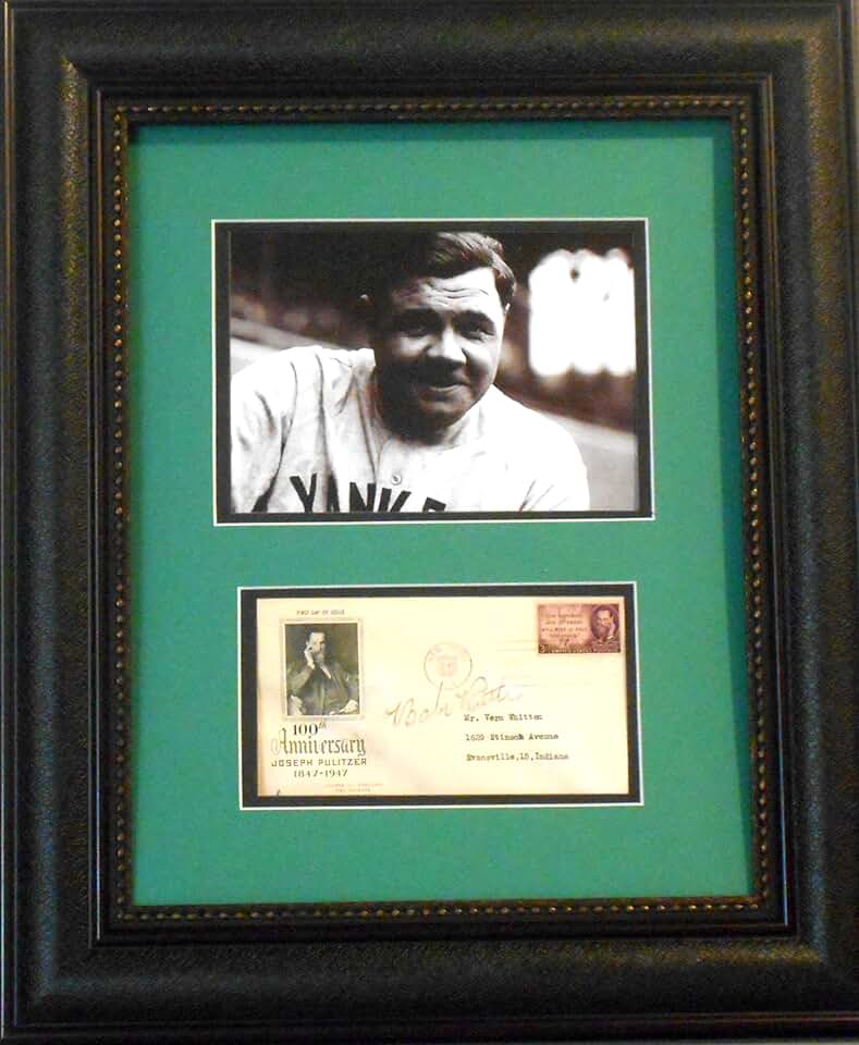 Babe Ruth autographed envelope