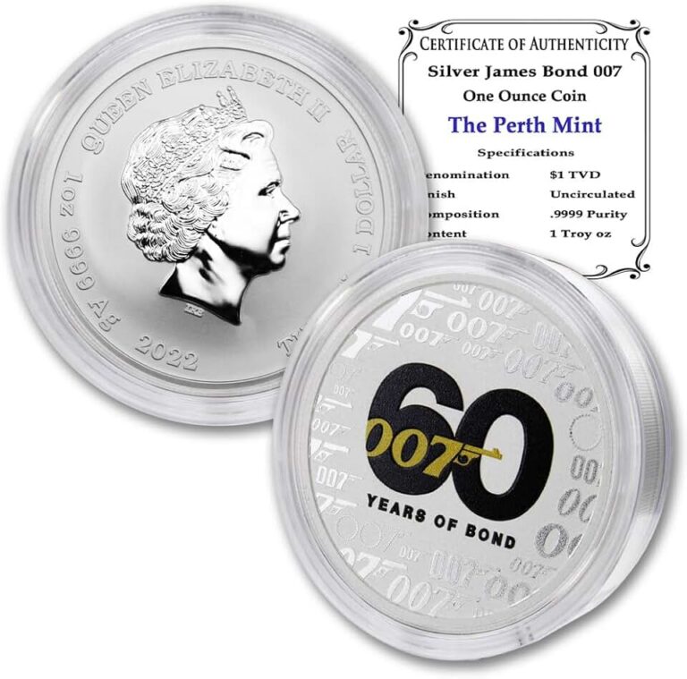 James Bond Silver Coin