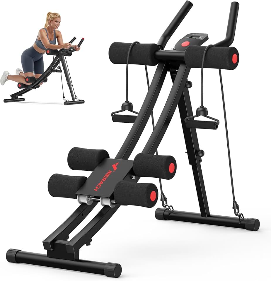 MERACH Dual Track Ab Machine