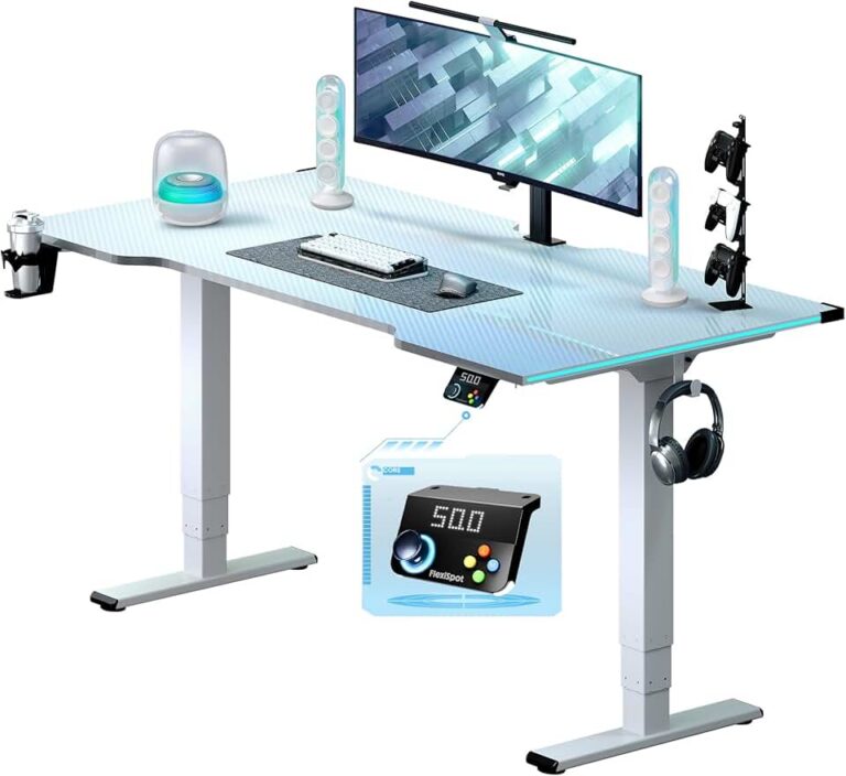 FLEXISPOT E6G CyberX 63-inch RGB Gaming Standing Desk Review: Elevate Your Setup!