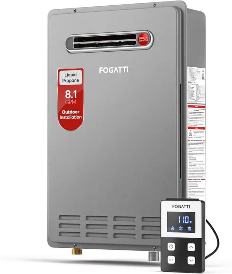 FOGATTI Propane Tankless Water Heater Review: Is the 8.1 GPM Instagas Comfort 180S Right for Your Home?