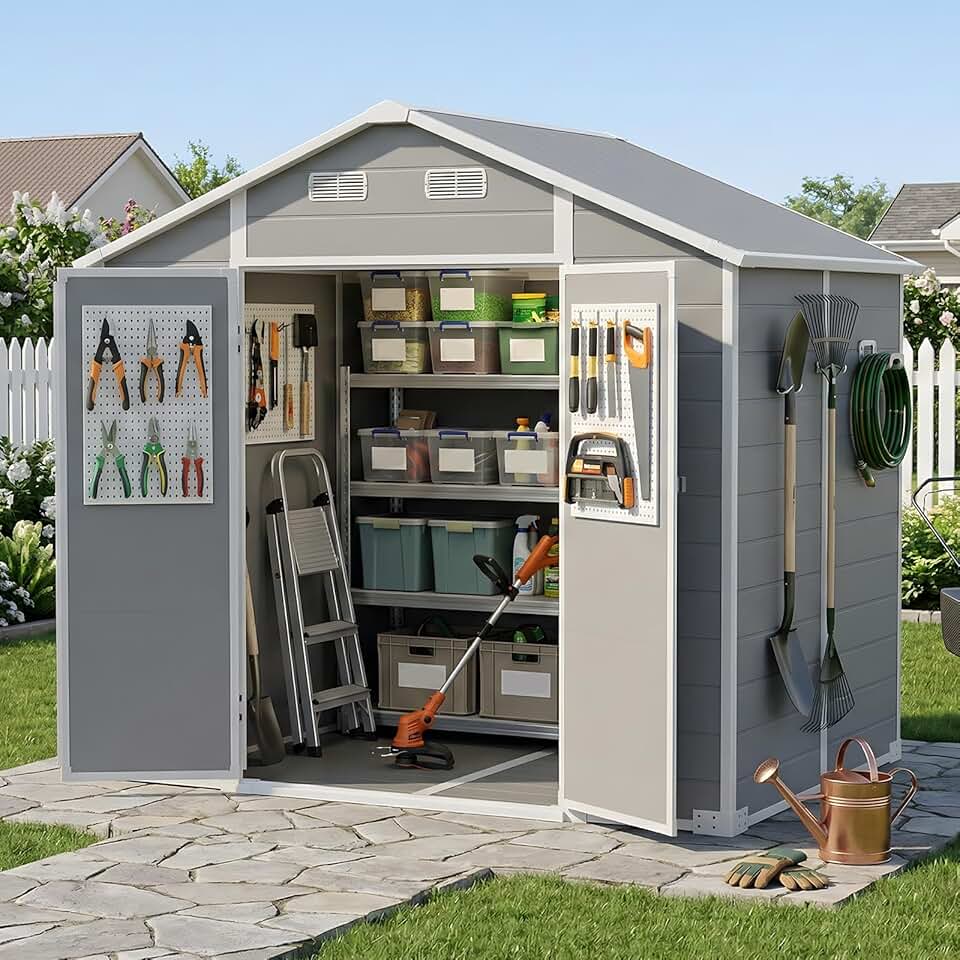 GARDENWORK 8x6 Storage Shed