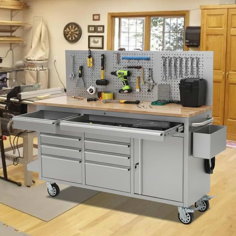 Garvee 61-inch Rolling Tool Chest Review: The Ultimate Garage Workbench & Storage Solution for DIYers & Pros