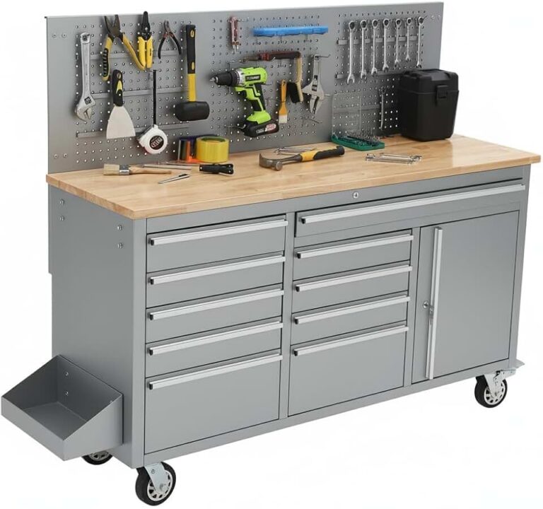 GarveeTech 61-Inch Rolling Tool Chest Review: Your Ultimate Garage Workbench Solution?