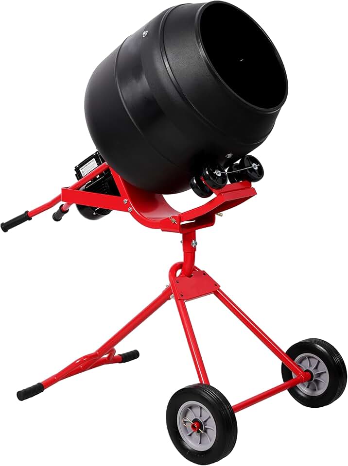 GOWE 4.0 CUFT Portable Electric Concrete Mixer Review: Your Next DIY Project Partner?
