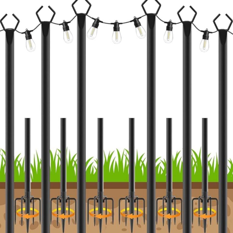 AHRLHR String Light Poles