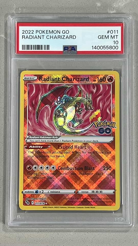 Radiant Charizard PSA 10