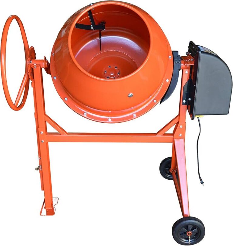 Heavy-Duty 6 CU FT Electric Cement Mixer Review: Is This Portable Concrete Mixer Right for Your Project?
